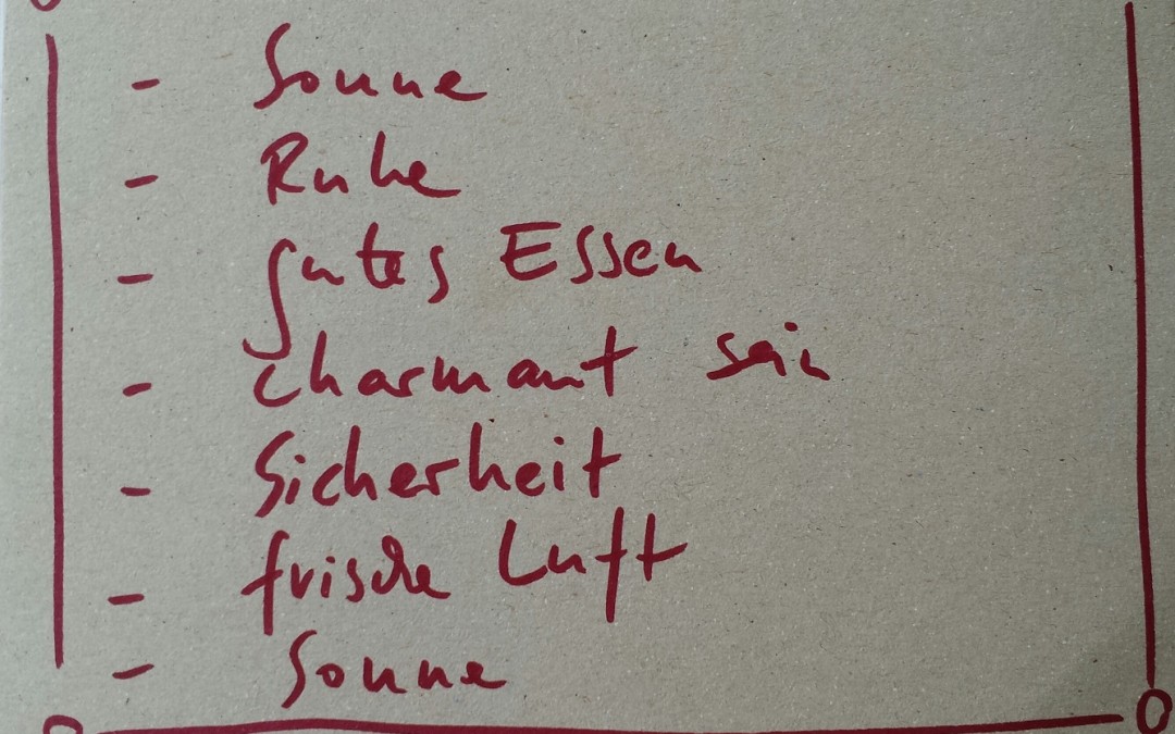 Die beste Urlaubs Checkliste